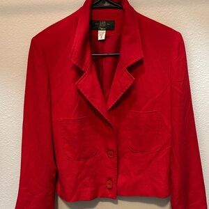Vintage Orvis Red Blazer 10